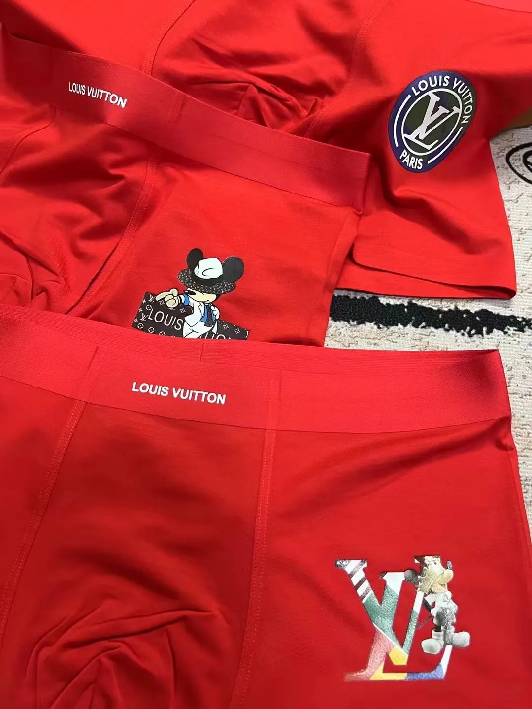 LV Red Shorts Image 6 LV Red Shorts Image 6