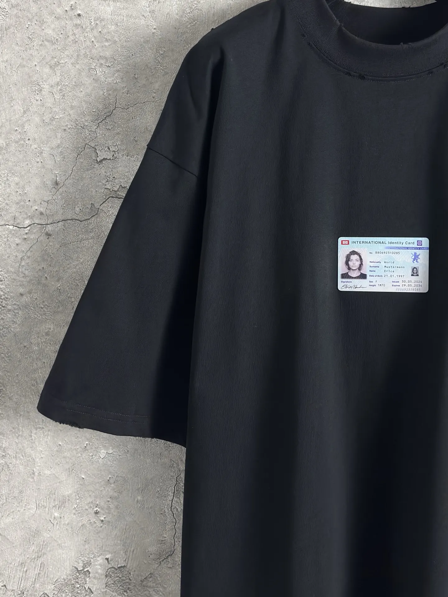 Balenciaga Black Short Sleeve T-Shirt Street