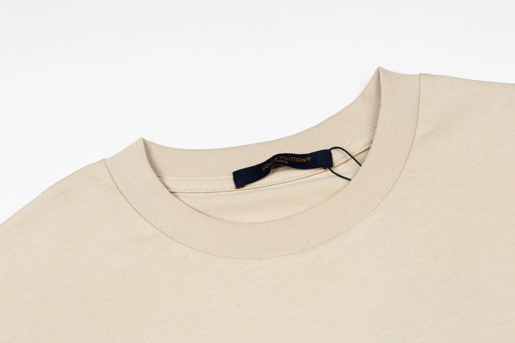 Louis Vuitton Letter Cotton Short Sleeve T-Shirt