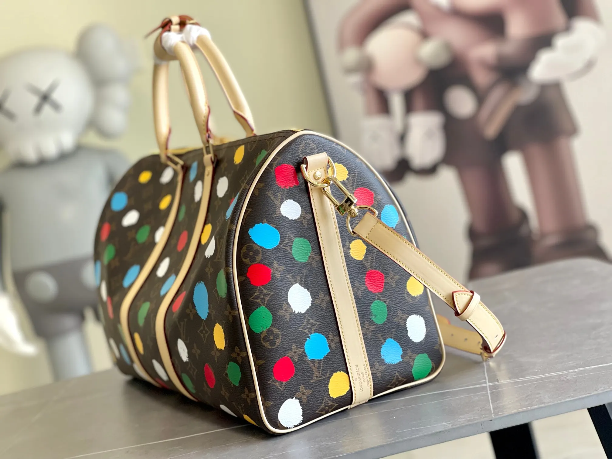 LV Keepall 牛皮 旅行袋 大容量旅行款