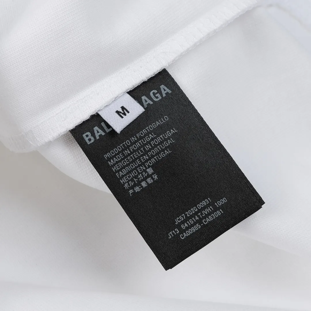 Balenciaga Black Short Sleeve T-Shirt Loose