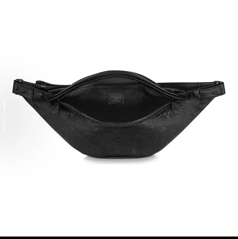 Monogram Crossbody Bag Lightweight Leather Image 5 Monogram Crossbody Bag Lightweight Leather Image 5