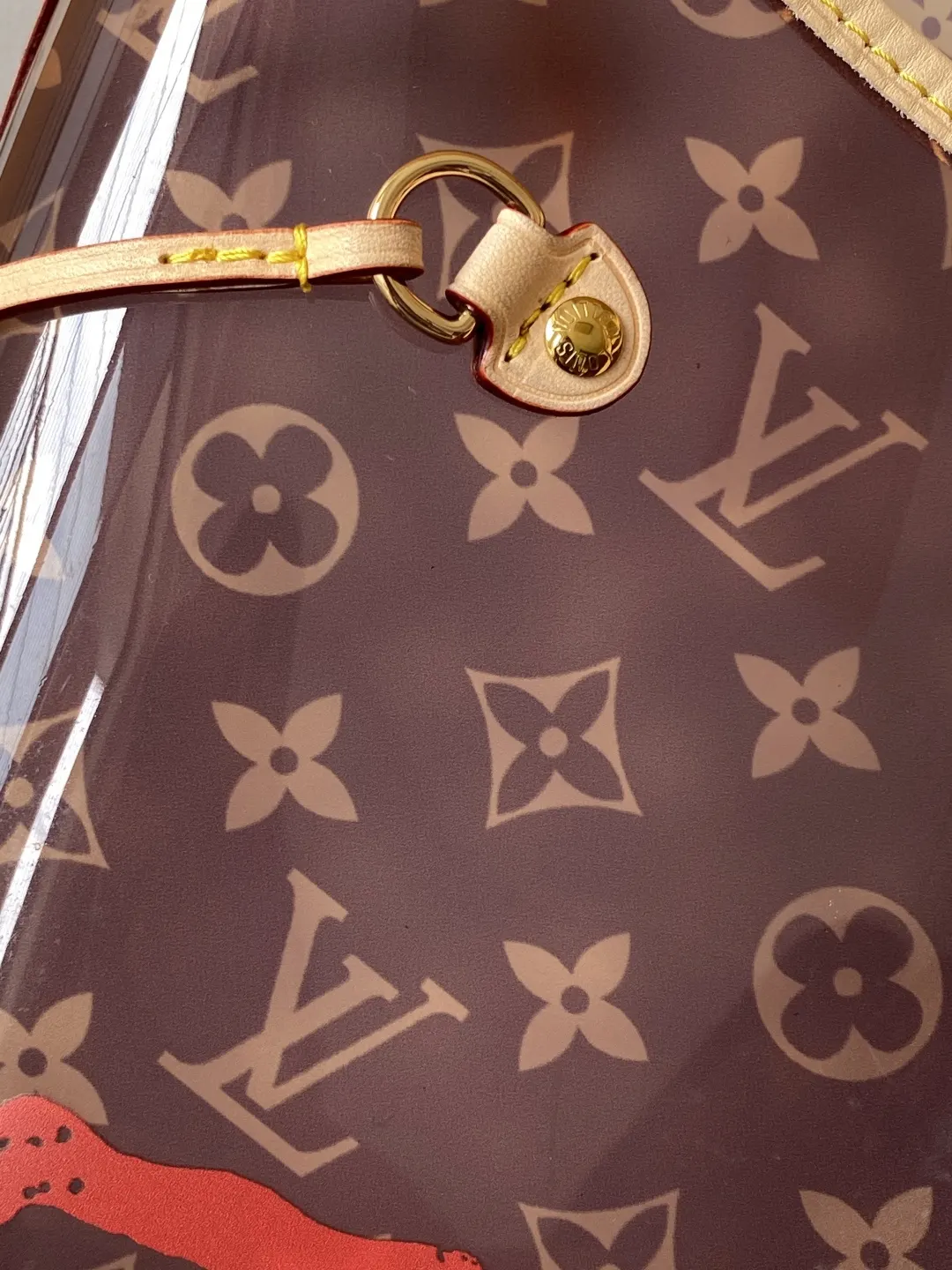 Neverfull 棕色 藍色 牛皮 托特包 大容量托特款