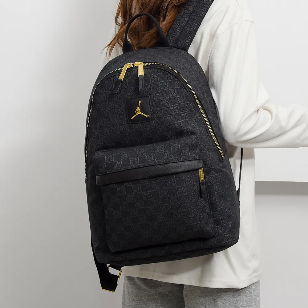 老花 AIR JORDAN乔丹飞人 男女同款满印老 雙肩包 实用雙肩款