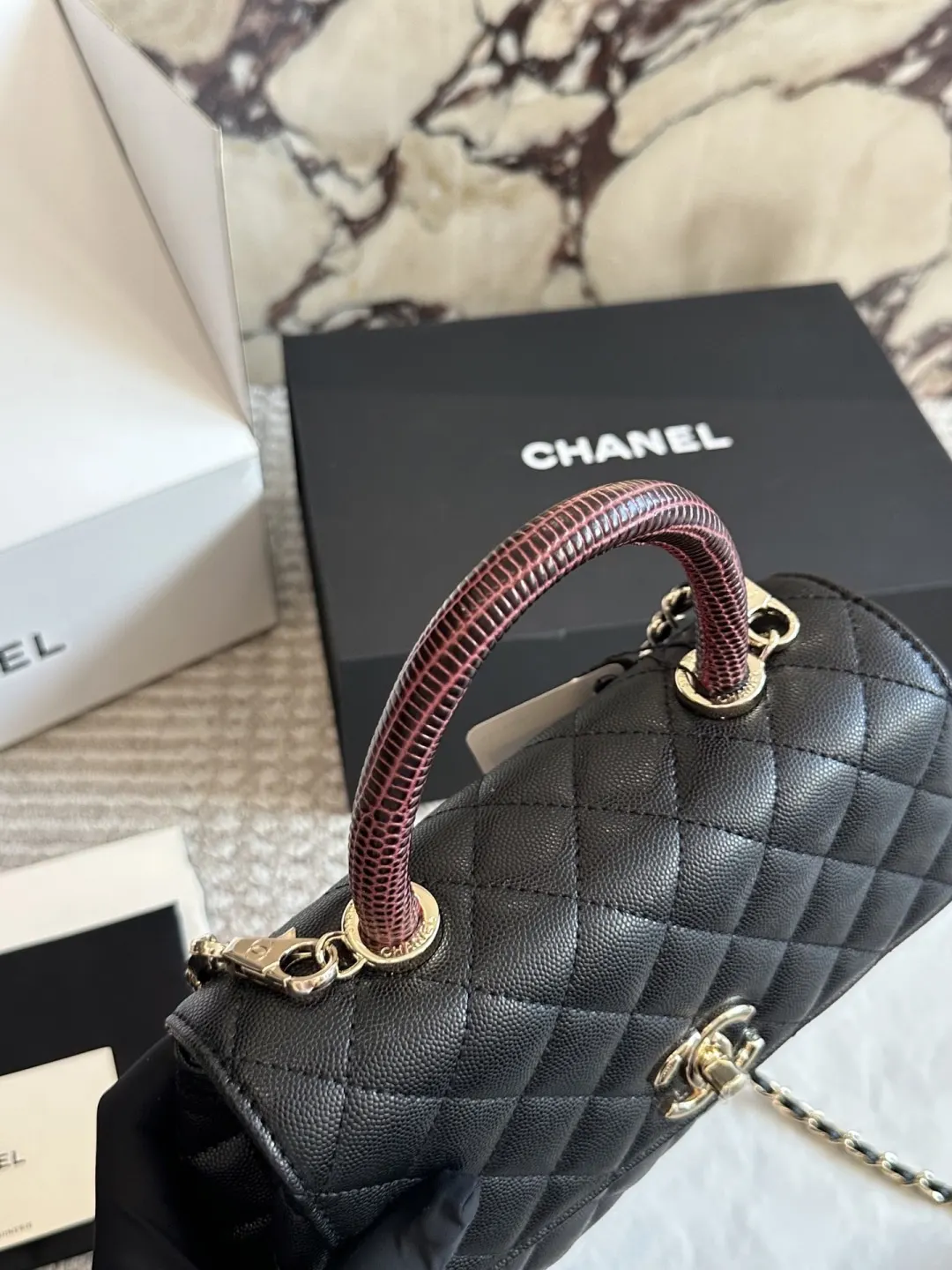 Top Handle Bag Commuter Leather