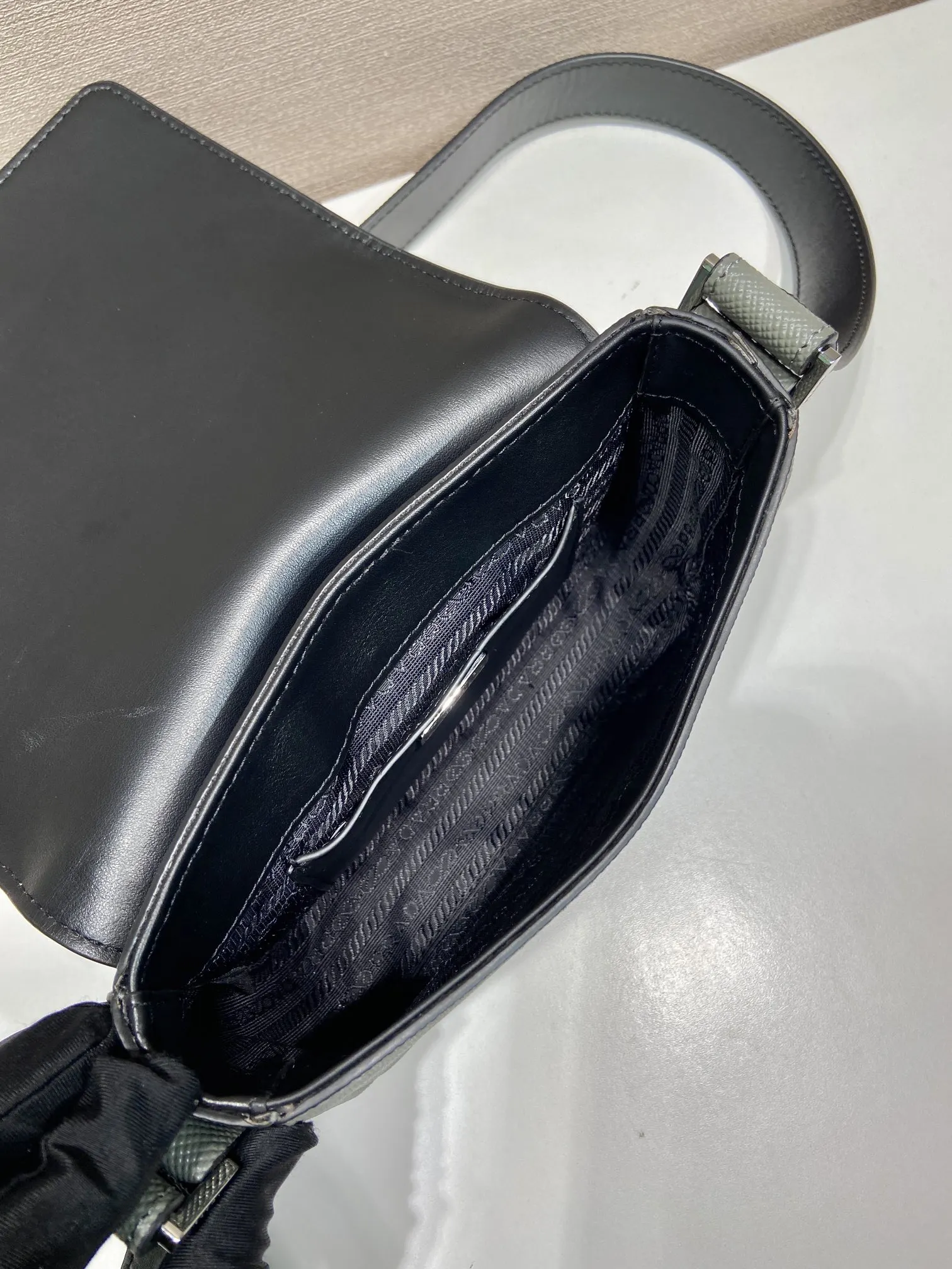 Prada Saffiano Leather Shoulder Bag