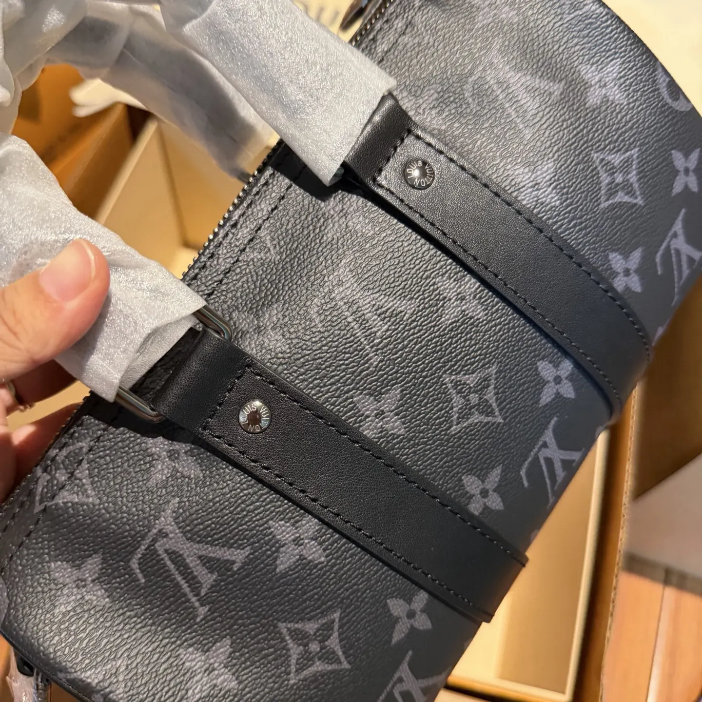 Keepall 黑武士keepall 枕头 KEEP 旅行包 大容量旅行款