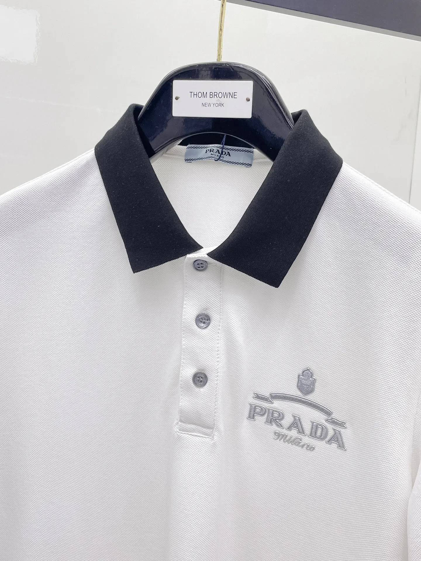 Prada 棉质 Logo Polo衫