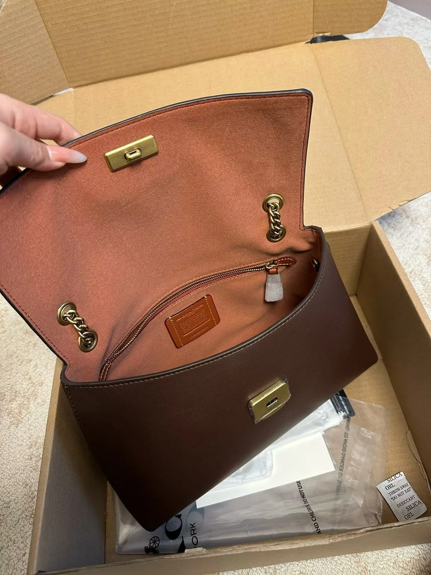 Top Handle Bag Leather