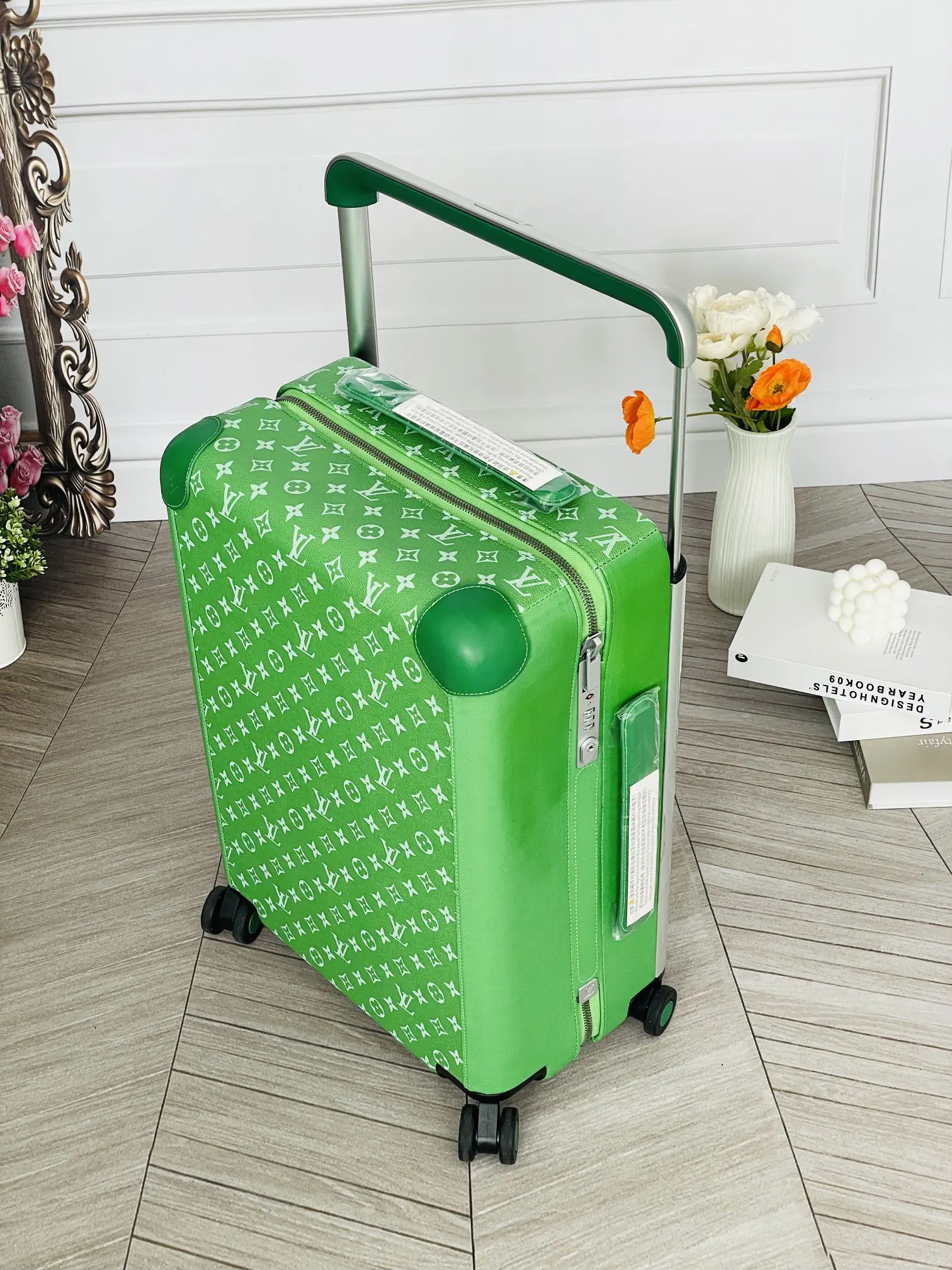 LV 老花 帆布 行李箱 旅行拉杆款 輕便出行款
