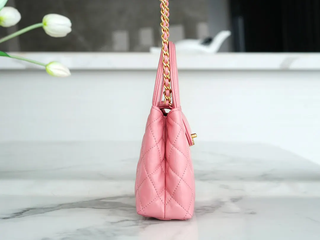 CHANEL 黑色 羊皮 手提包 通勤手提款