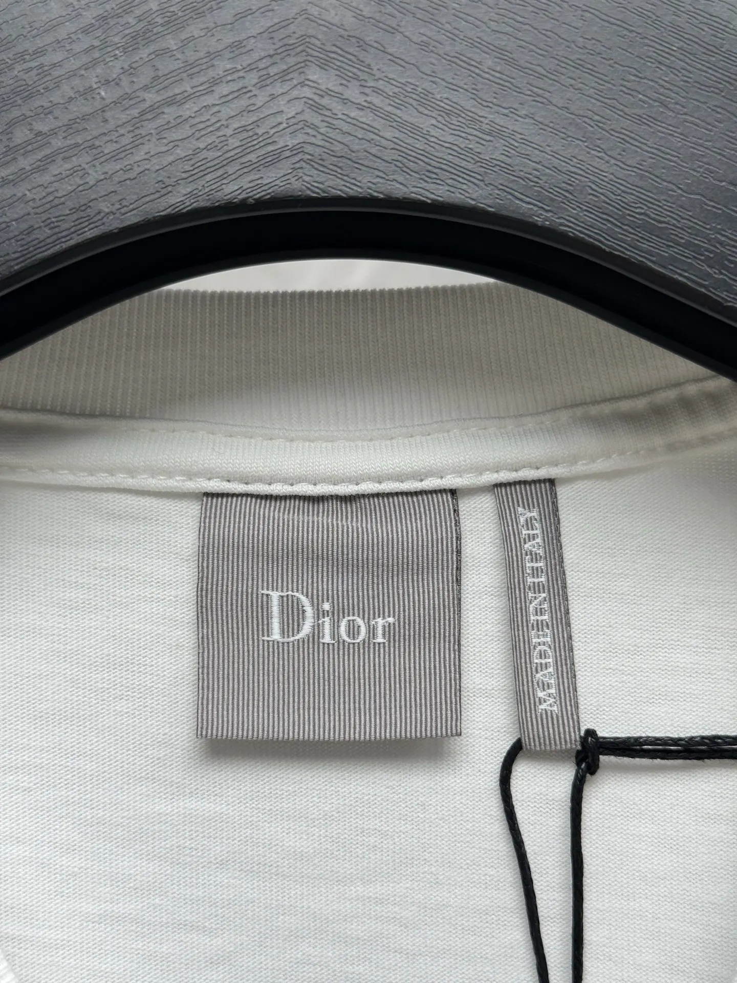 Dior 白色圆领短袖T恤 简约