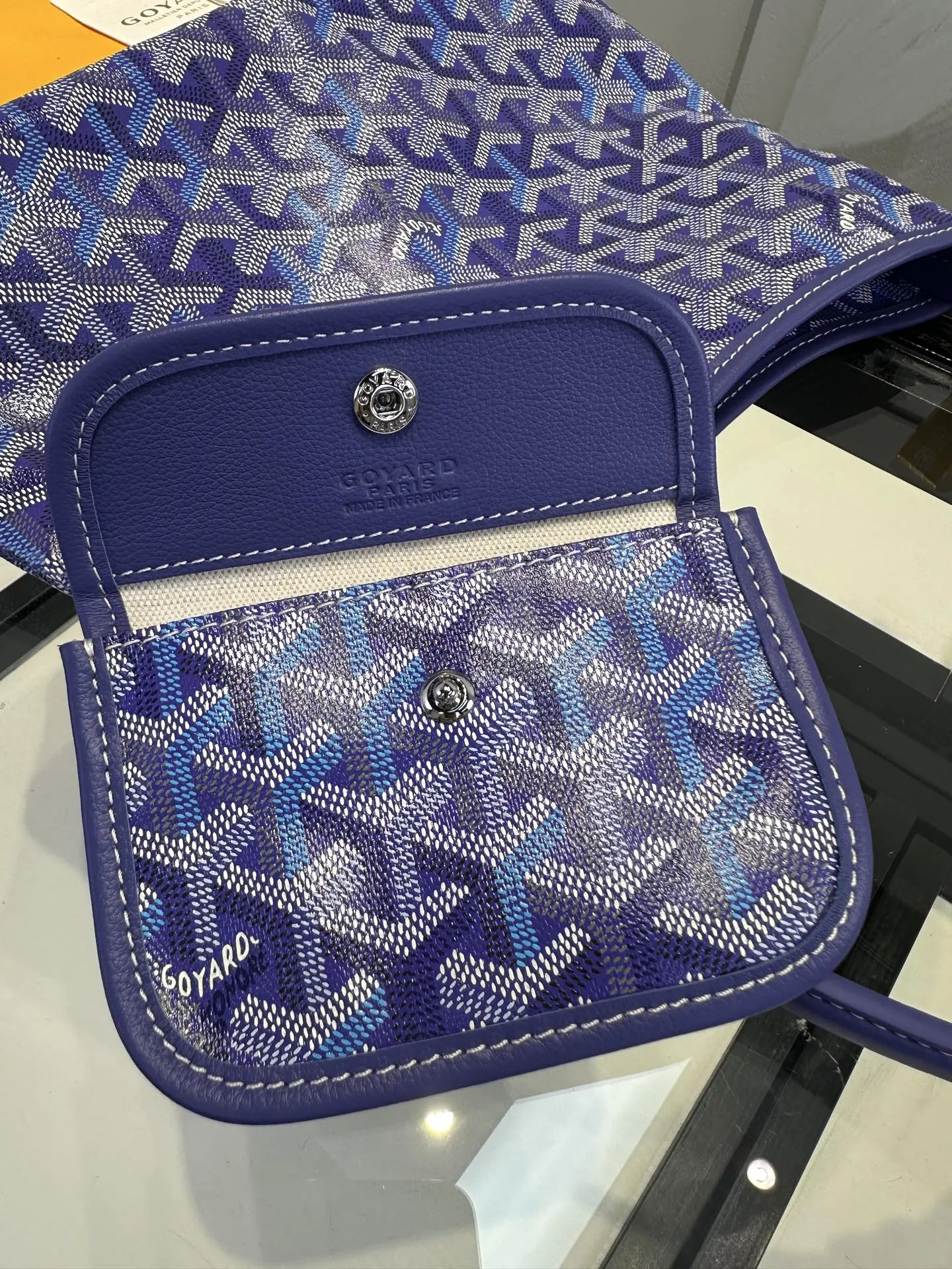 Goyard Hobo 戈雅 迷你hobo 腋下包 蓝莓紫 四季炫彩 托特包 大容量托特款