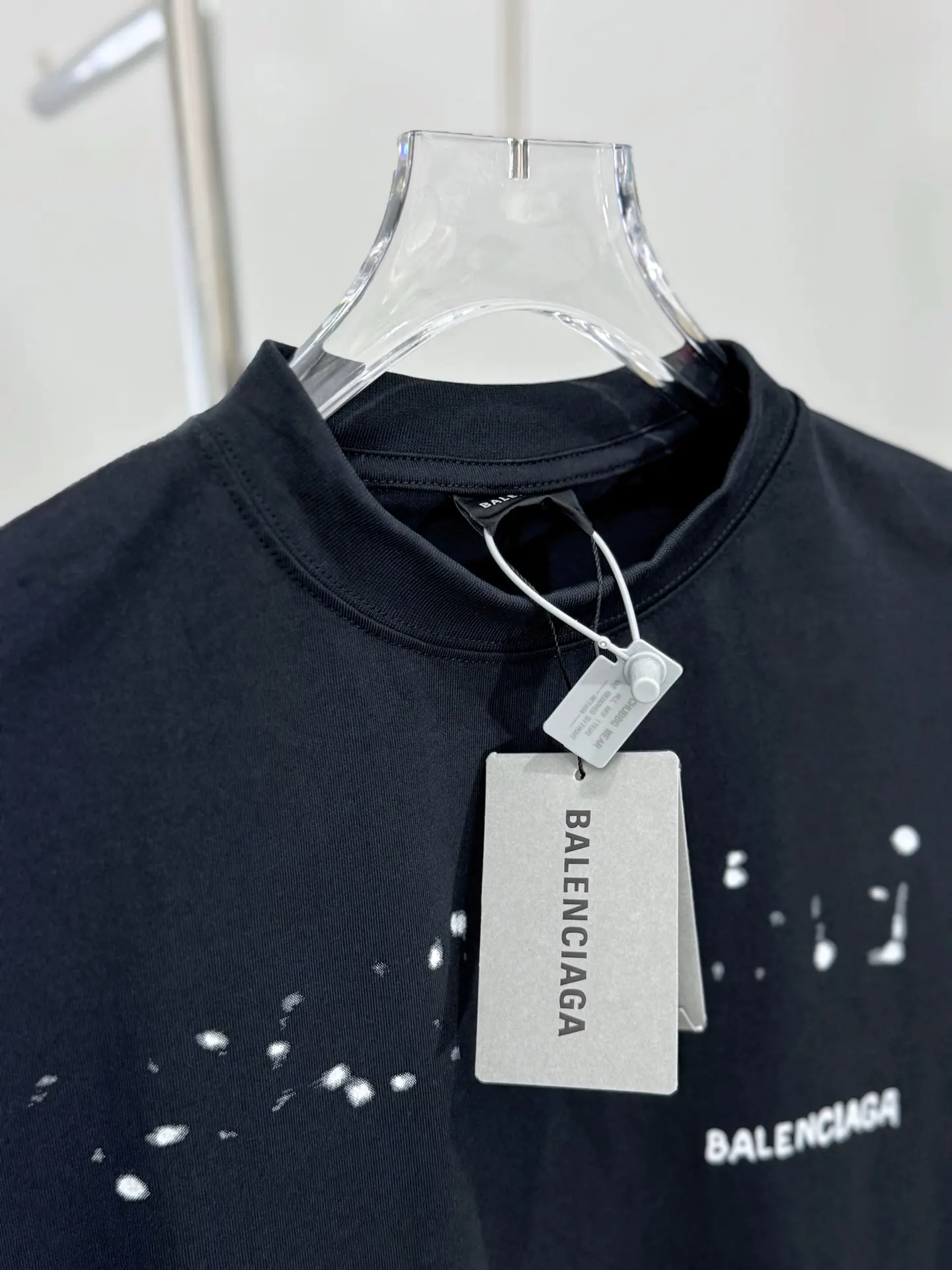 Balenciaga Cotton Logo Short Sleeve T-Shirt Street