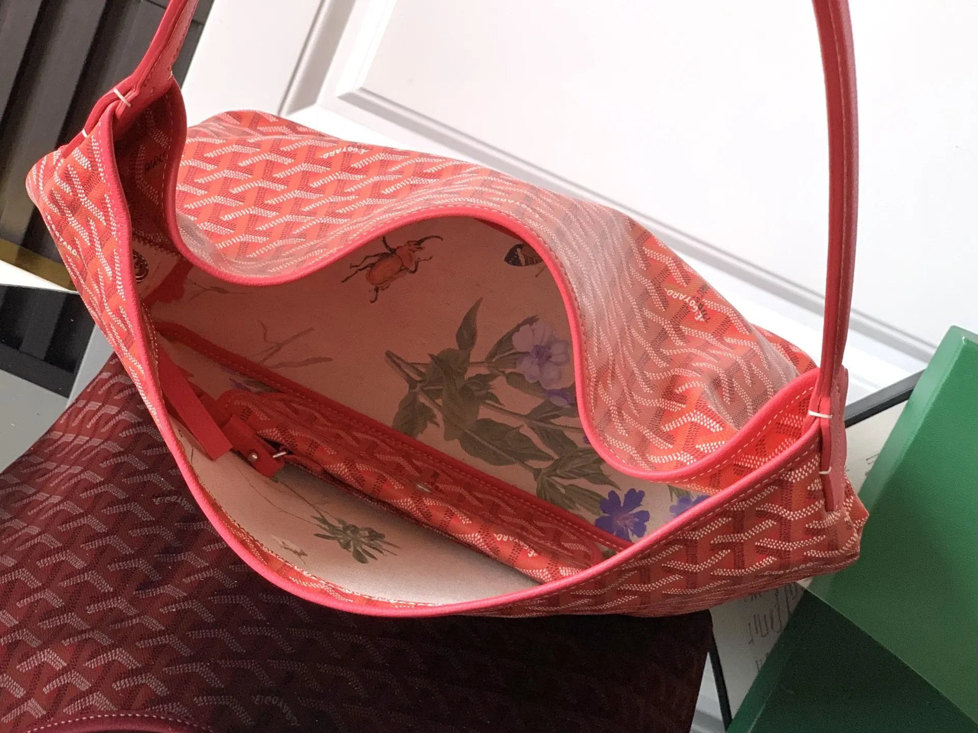 Goyard Hobo Shoulder Bag Vintage Canvas Image 9 Goyard Hobo Shoulder Bag Vintage Canvas Image 9
