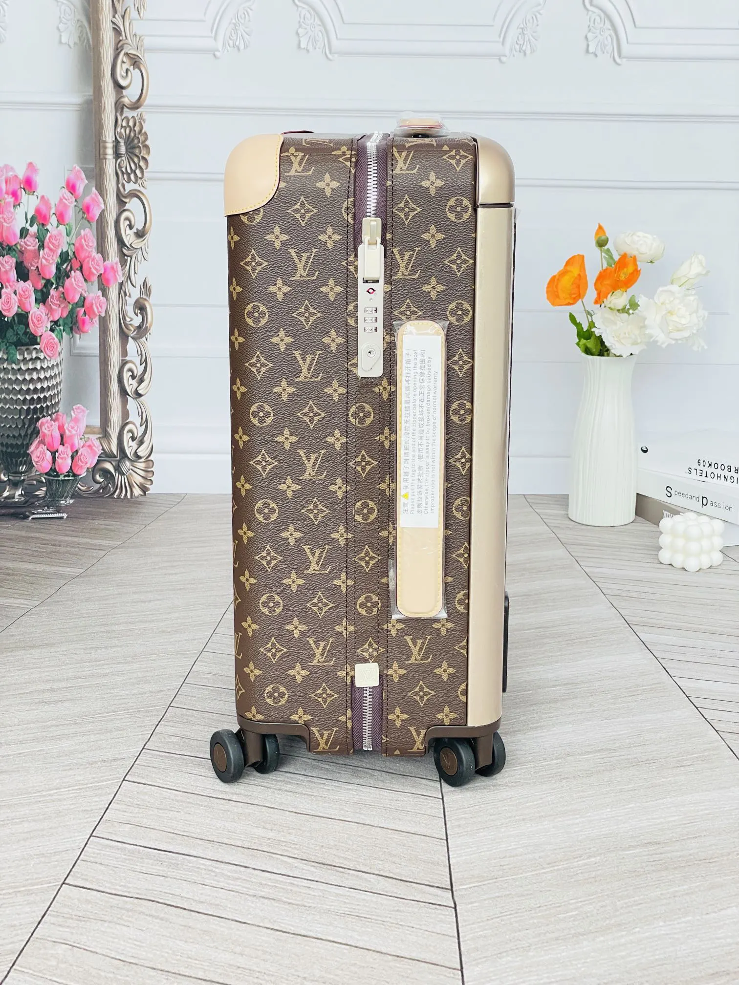LV 老花 帆布 行李箱 旅行拉杆款 輕便出行款