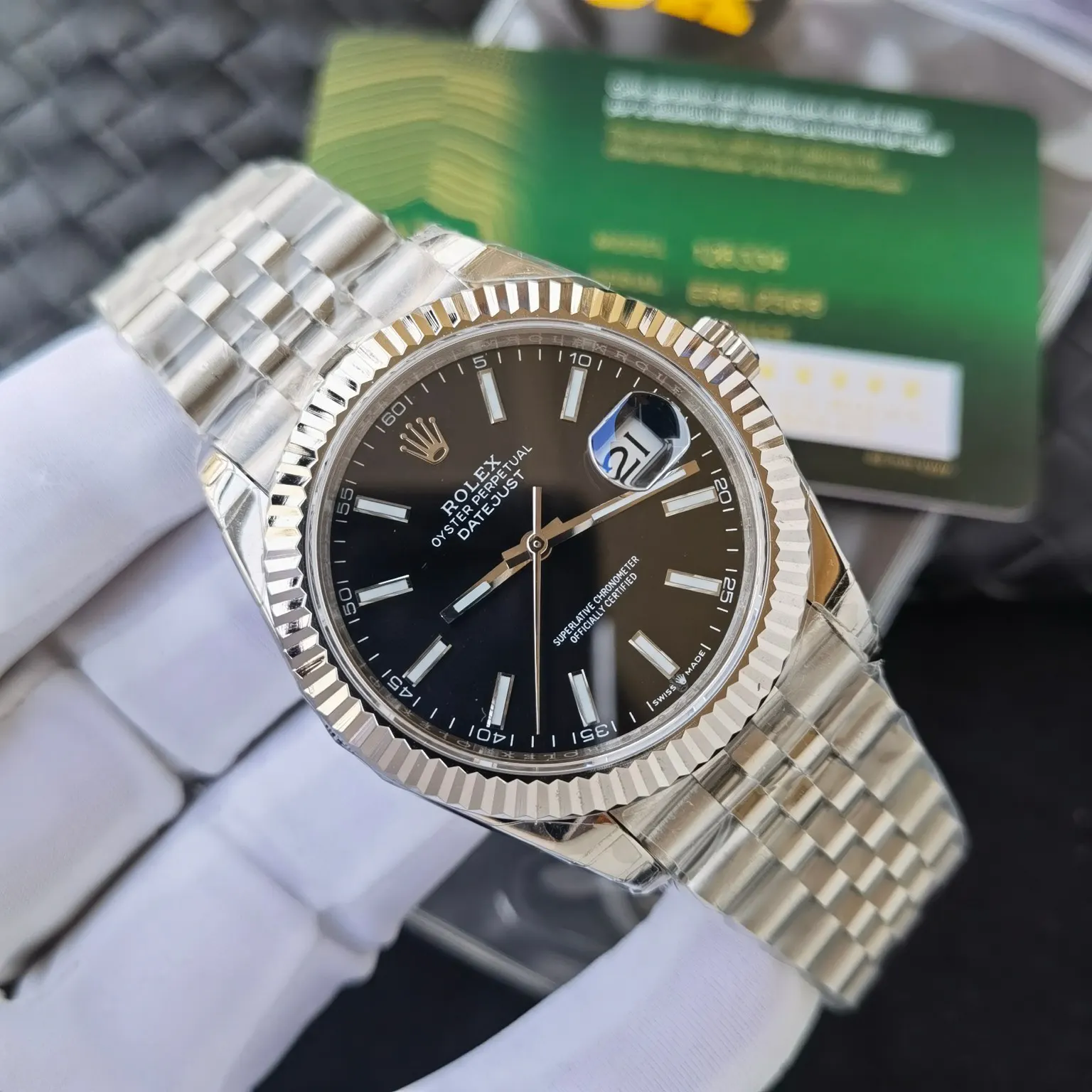Rolex 元 劳力士日志型 日志都与 备保卡 手錶 經典腕表款