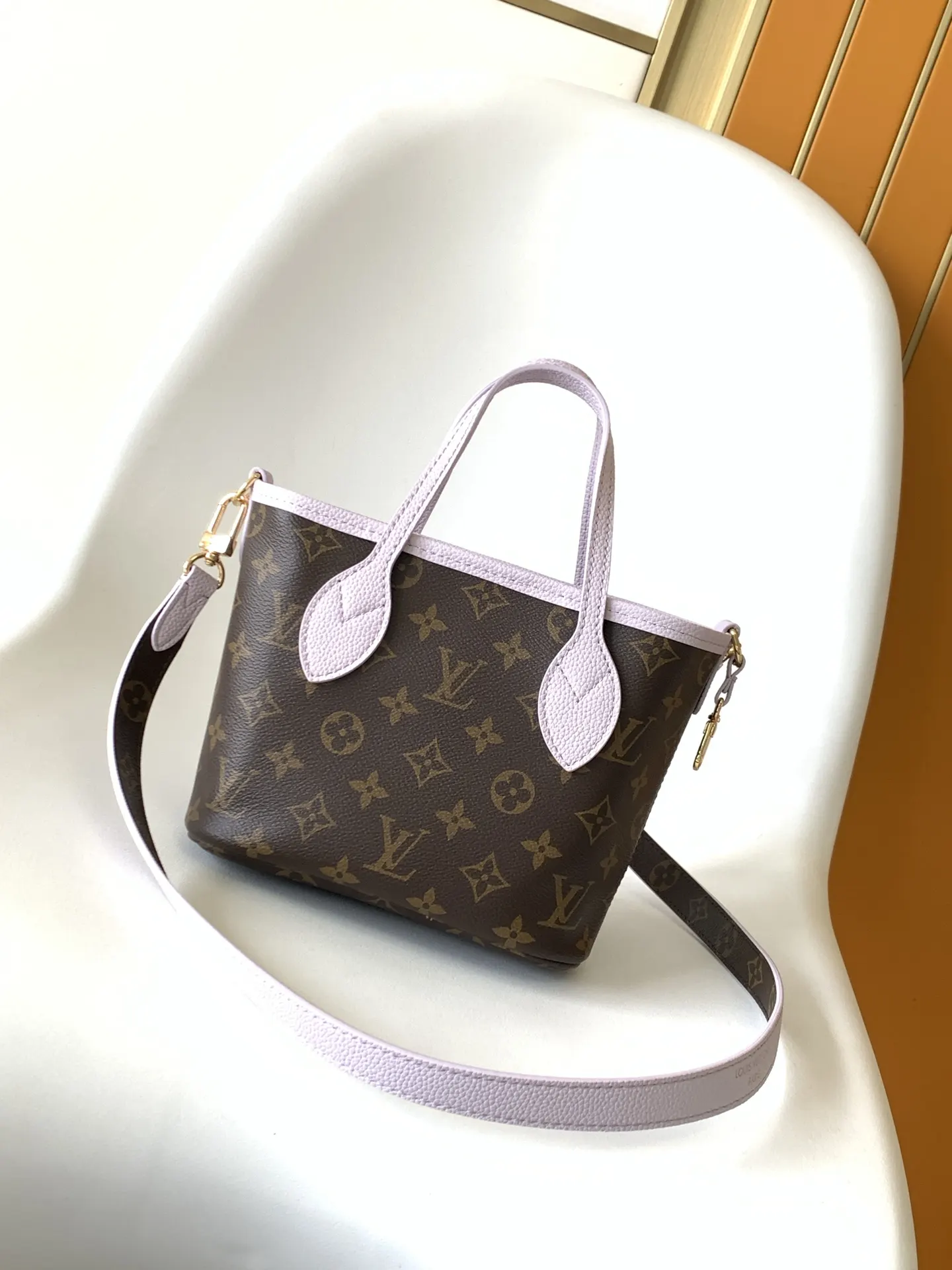 LV Neverfull 黑棕配色 托特包 大容量通勤款 手提款｜ORBUYBAG 岚奢包高端时尚精品