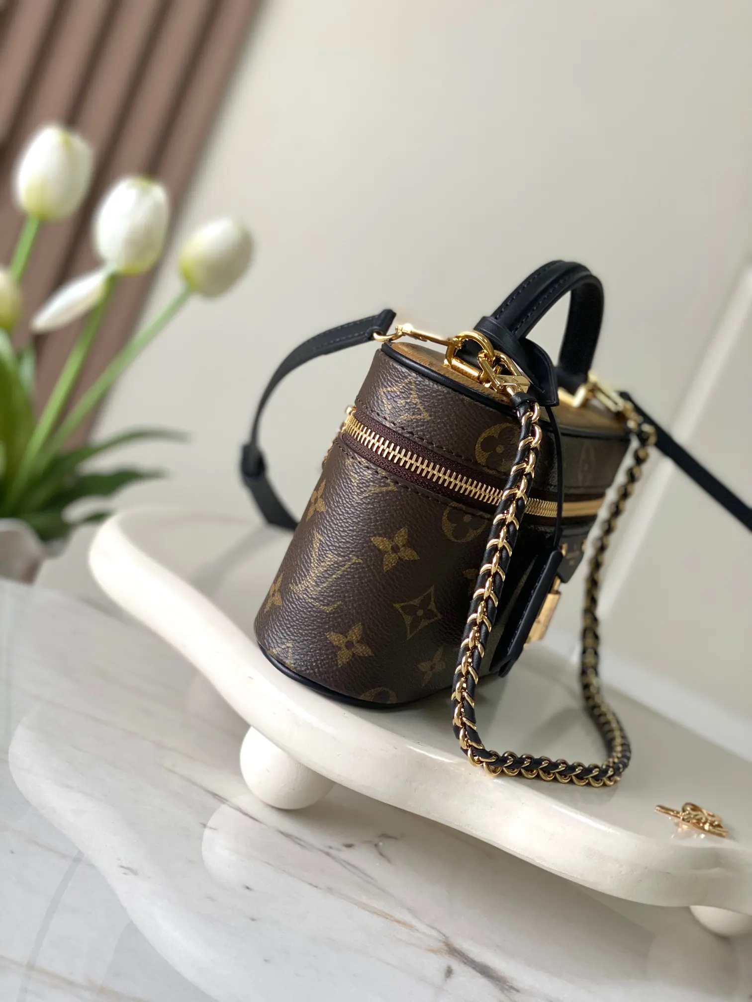 Monogram Chain Bag Canvas