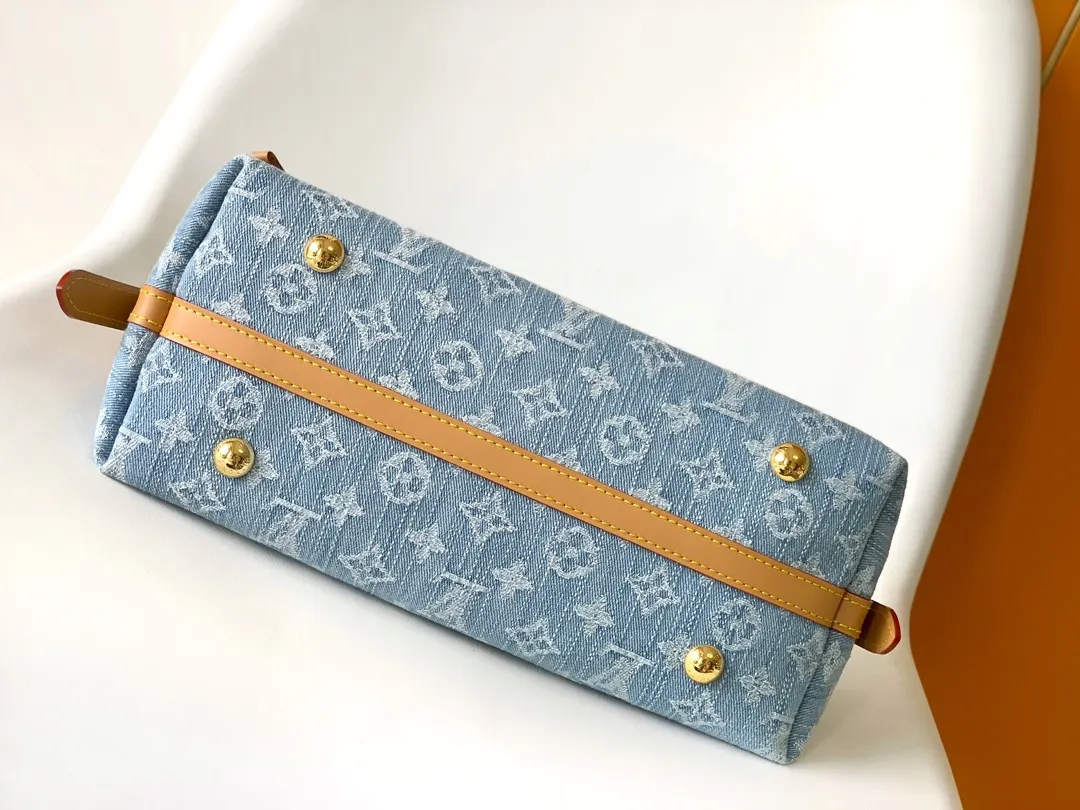 Blue Clutch Bag Canvas