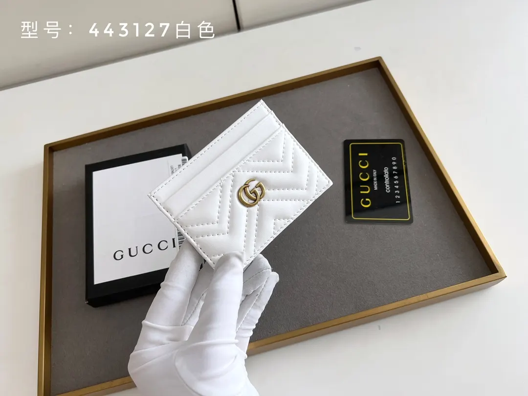 Gucci Marmont 绗缝皮革钱包 日常收纳
