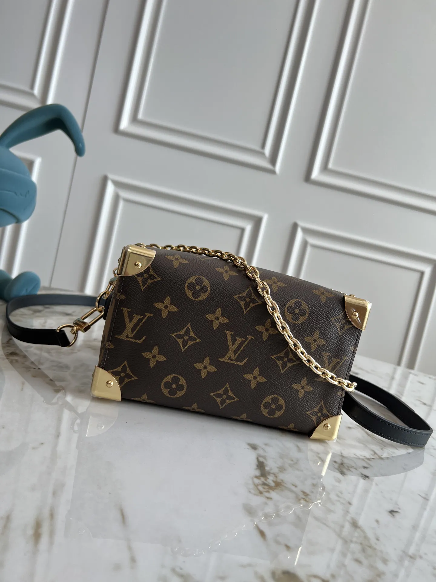 LV M13146 金色 老花 手提包 精选款