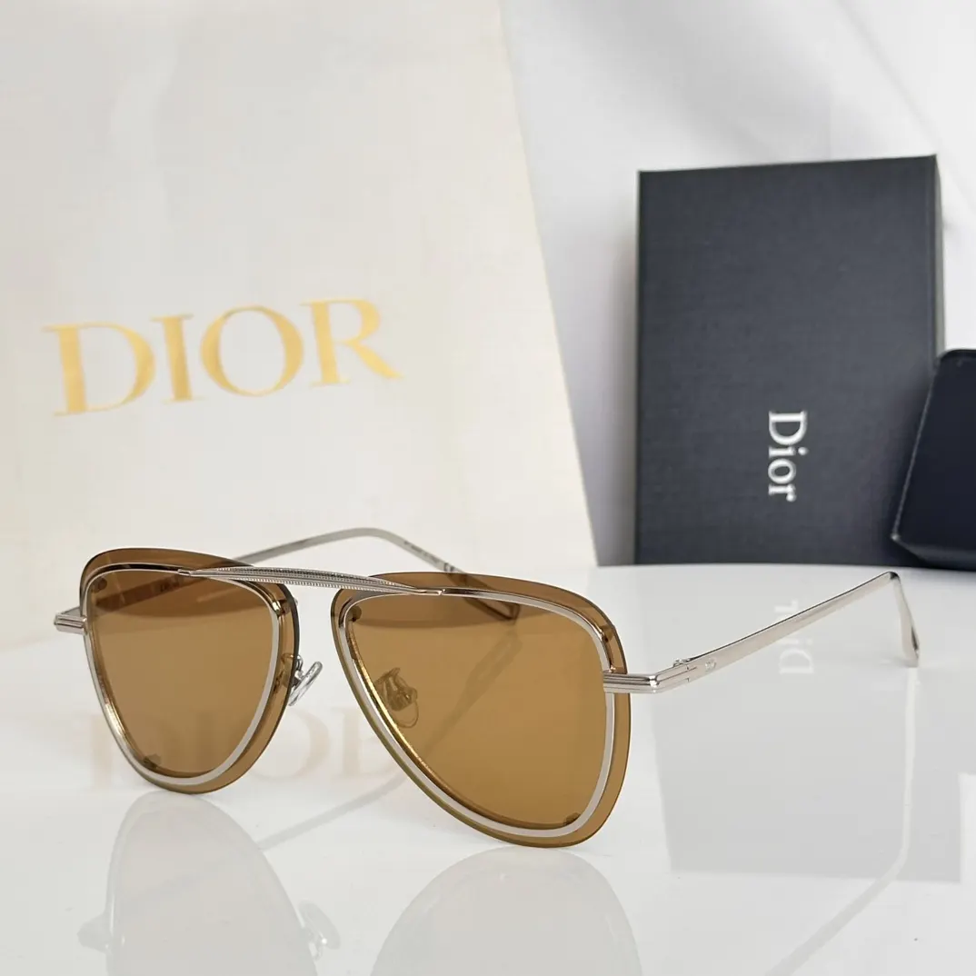 Dior 金属框无框太阳镜 轻盈遮阳款