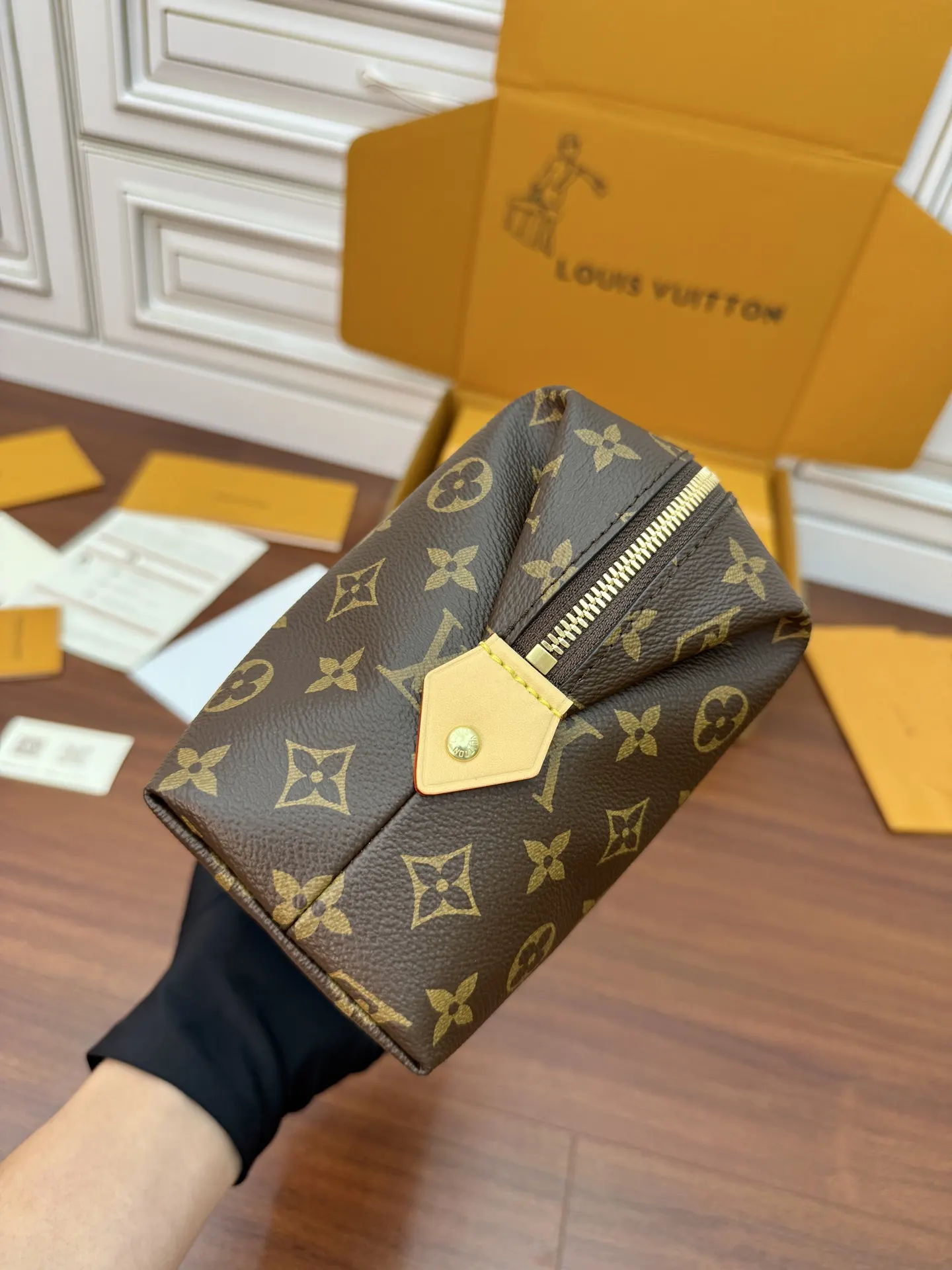 进口菱 化妆包 便携收纳款