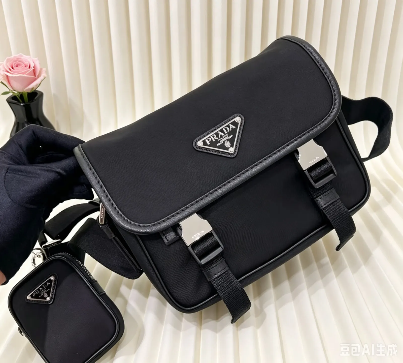 PRADA 邮差包 通勤百搭款