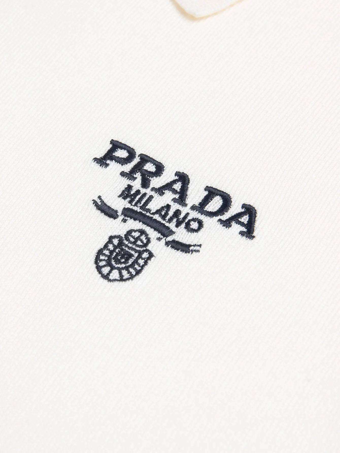 Prada 刺绣 Polo衫