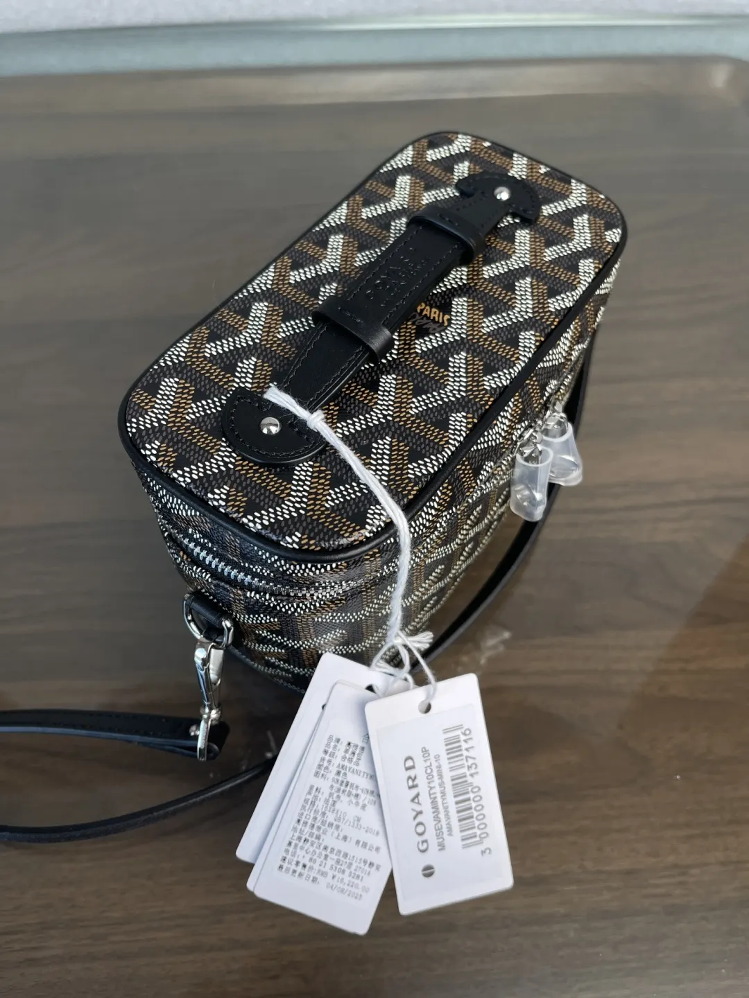 Goyard 黑色 小牛皮 化妝包 便携收納款