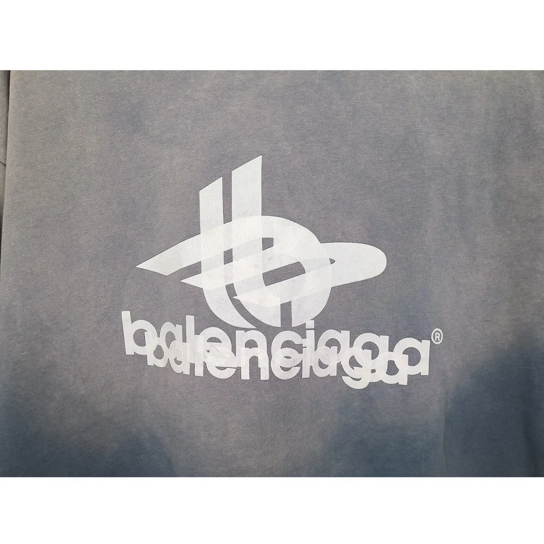 Balenciaga 純棉 Logo 短袖T恤(數字4) Balenciaga 純棉 Logo 短袖T恤(數字4)