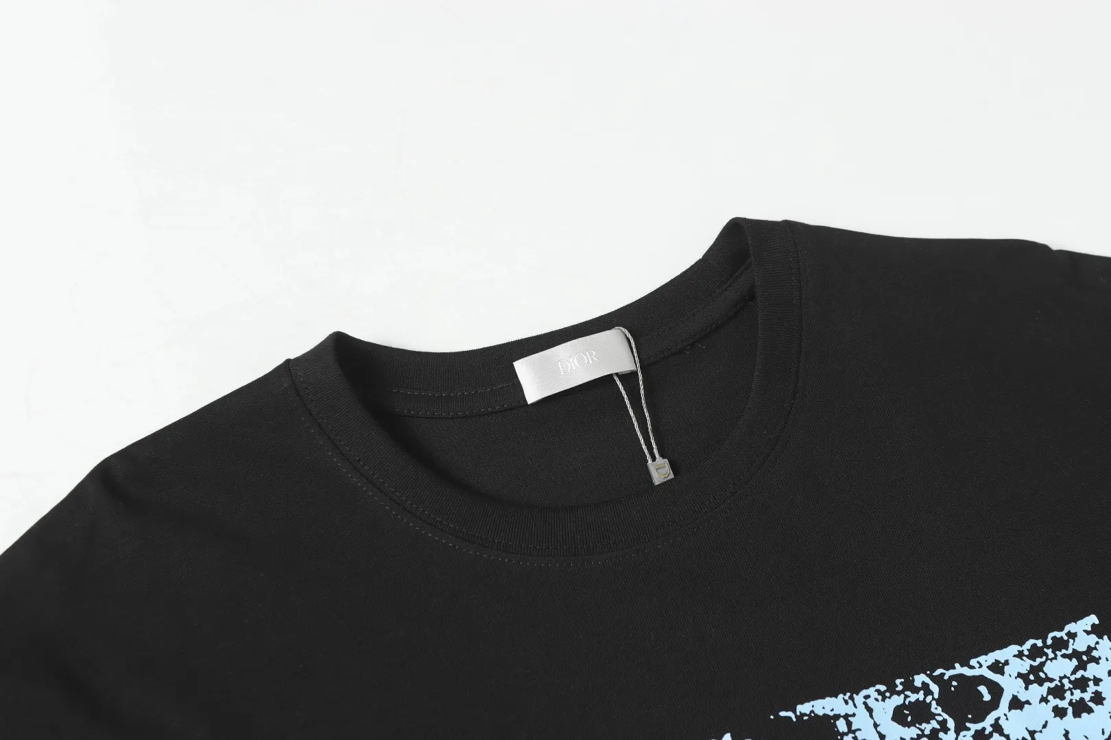 Dior Black/Blue Printed T-Shirt Image 4 Dior Black/Blue Printed T-Shirt Image 4