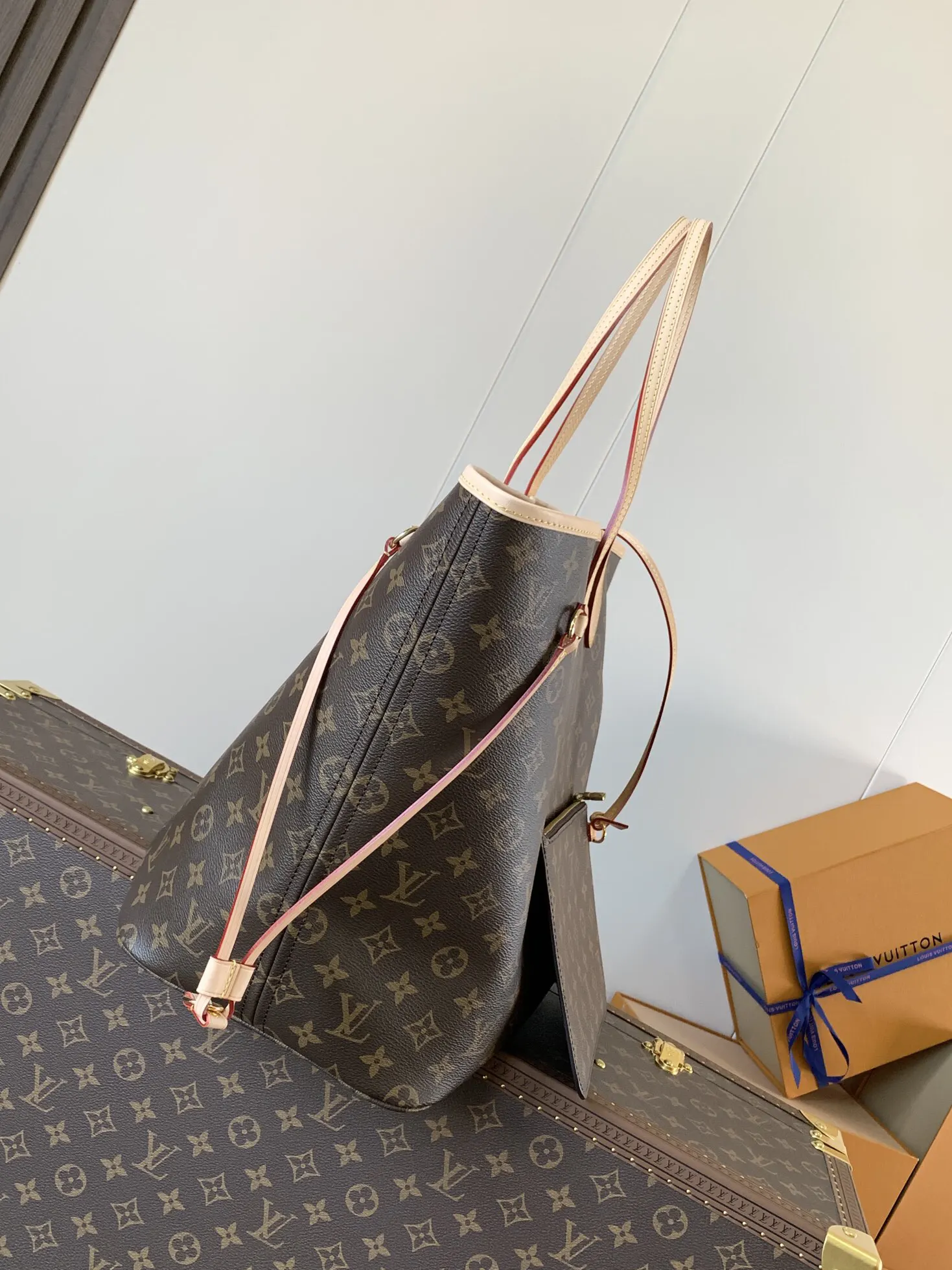 Neverfull 牛皮 托特包 大容量托特款
