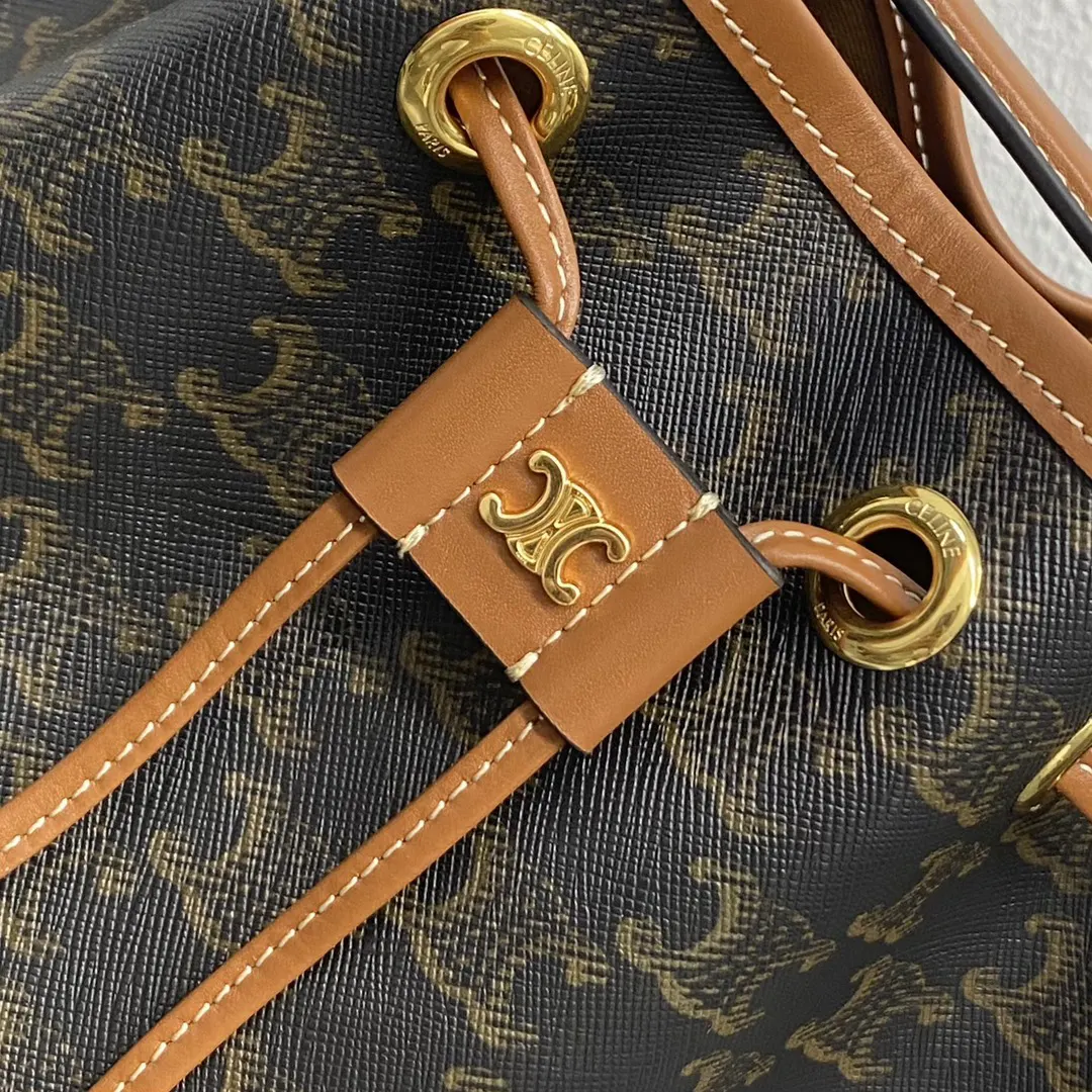 Gold Bucket Bag Casual