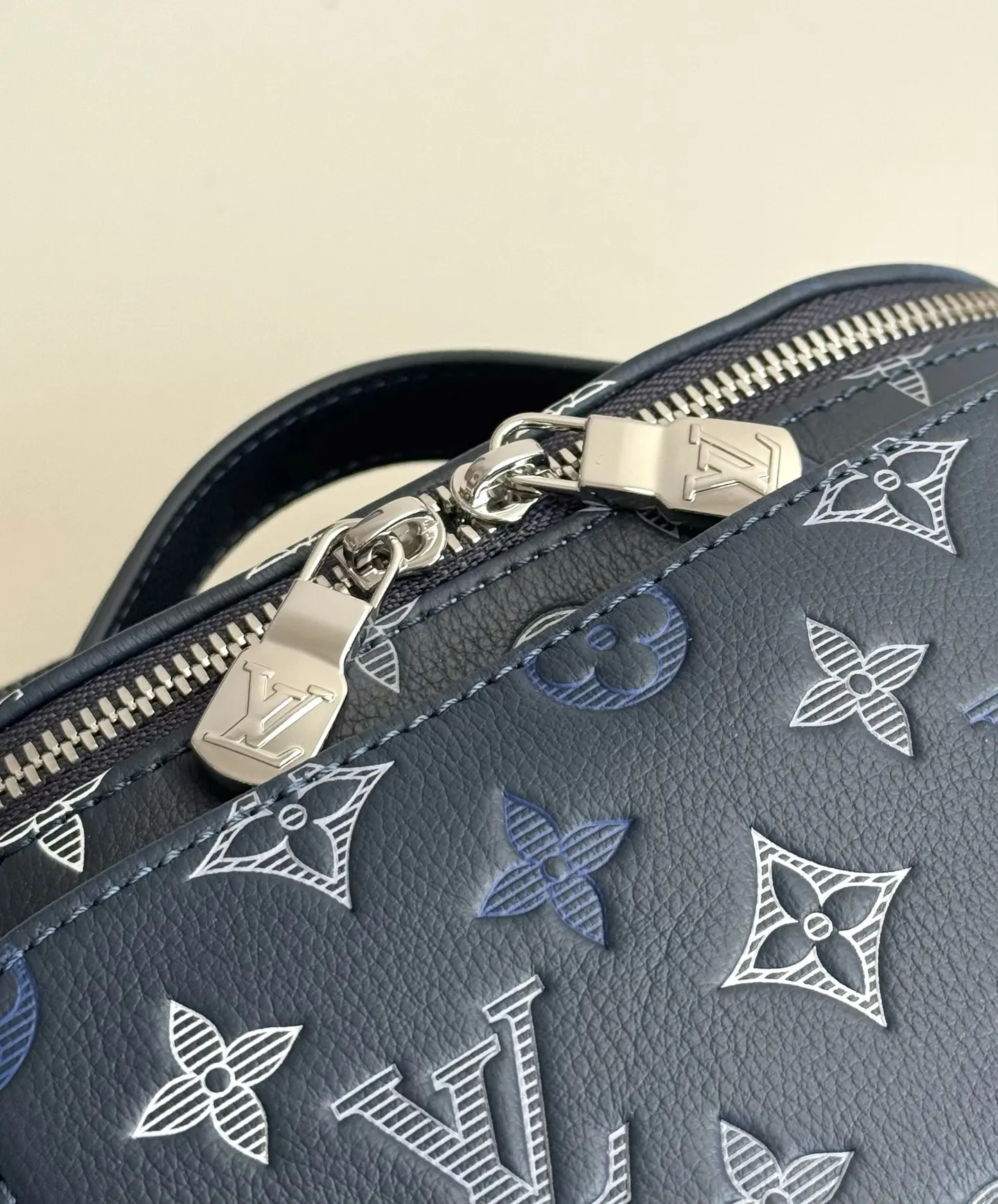 Blue Belt Bag Casual Leather