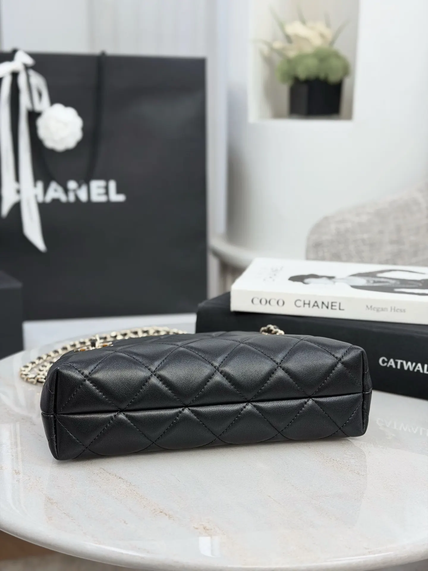 Chanel 羊皮托特购物包 手提单肩 托特包