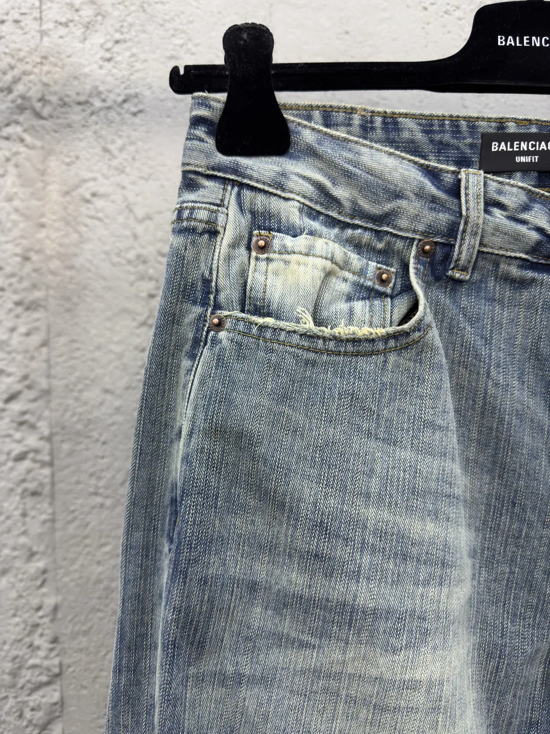 Balenciaga Blue Logo Street Casual