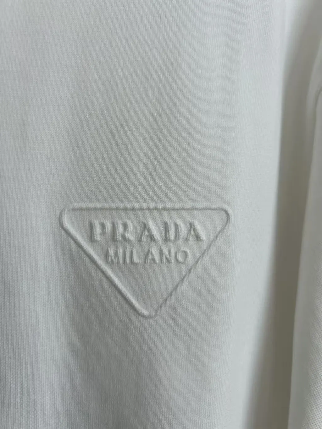 Prada 棉质 三角标 短袖T恤