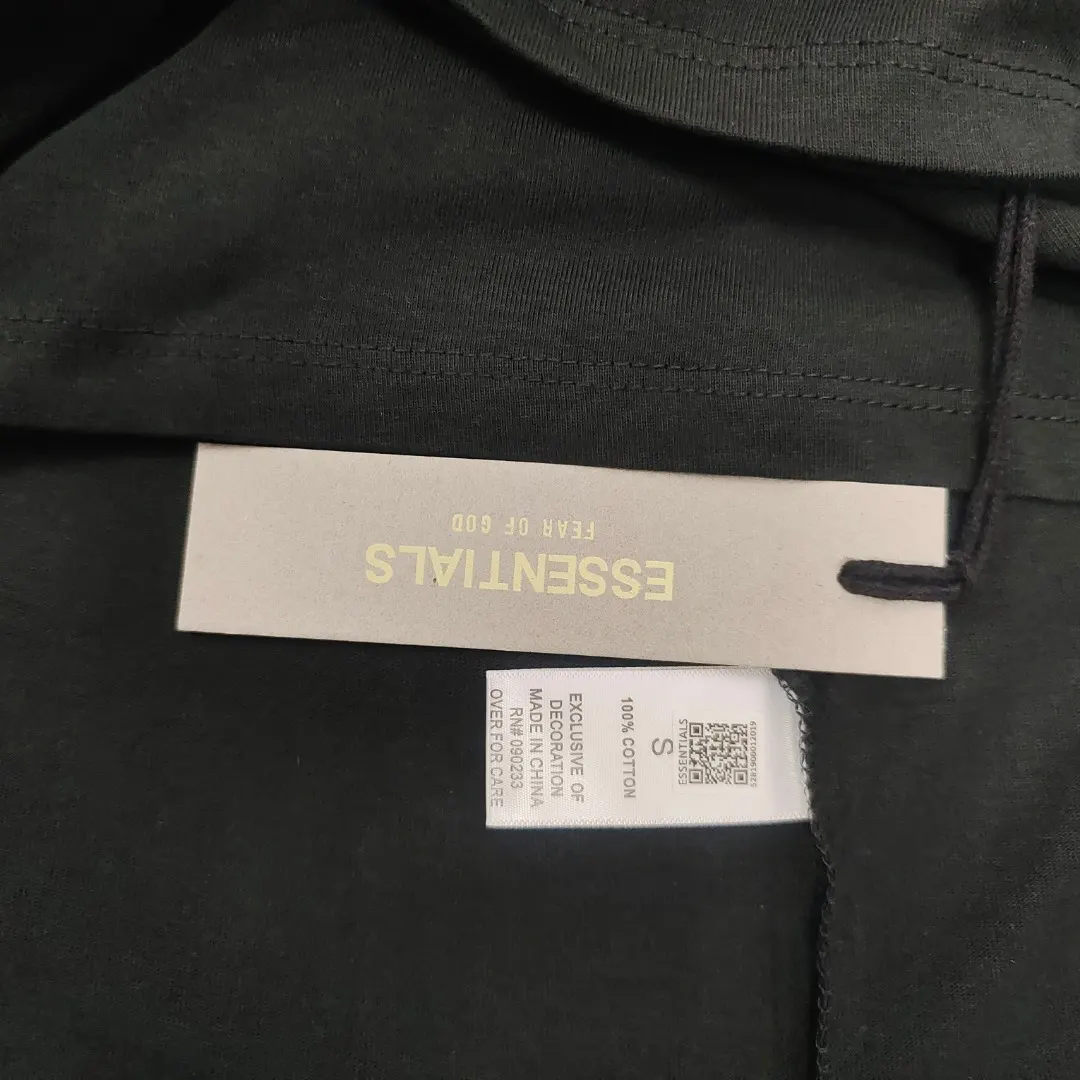 Fear of God 黑色 字母 水洗 短袖T恤 日常百搭款