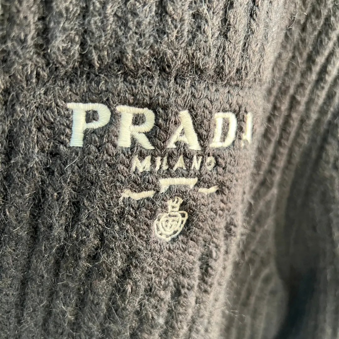 Prada Knitwear Logo