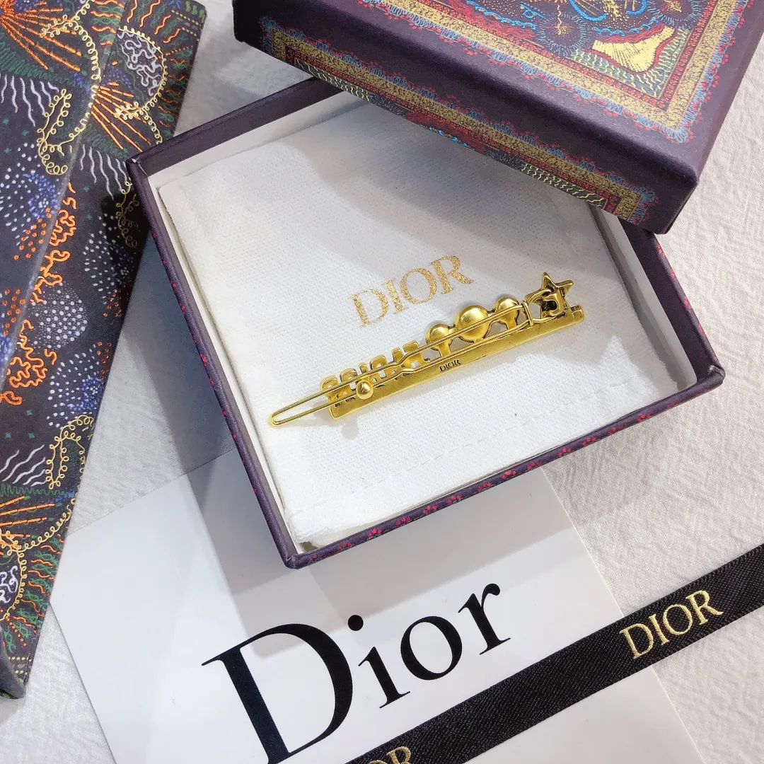 Dior J'Adior 黑色织带发饰 字母款