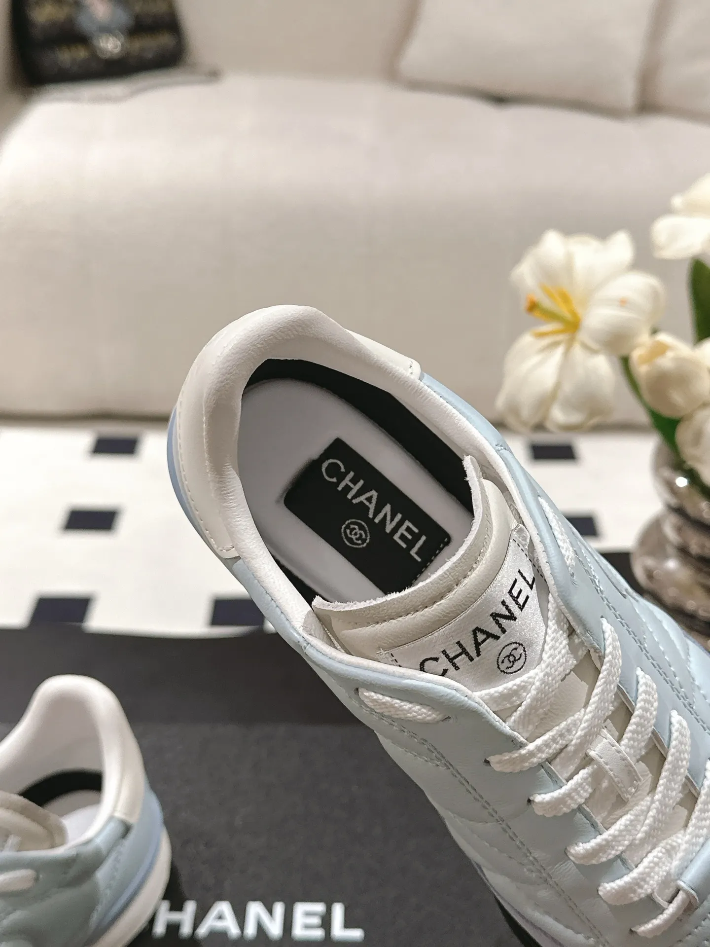 Chanel Sheepskin Shoes Sneakers