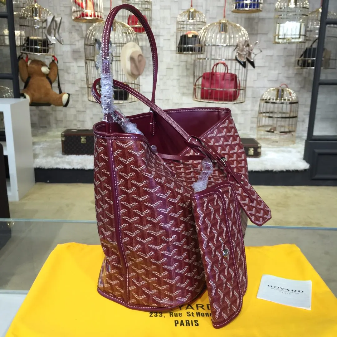 Goyard 戈雅 双面可用 充满法式优雅 订制Y字母涂鸦料 皮轻 旅行包 大容量旅行款