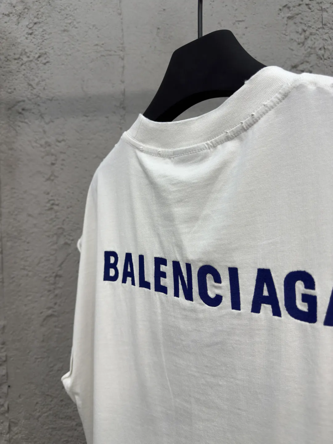 Balenciaga Off-White Logo Short-Sleeve T-Shirt