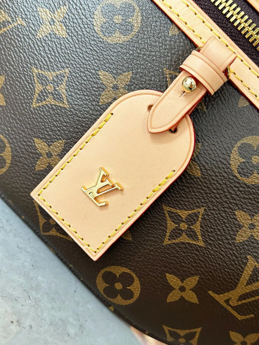 Monogram Belt Bag Casual Leather