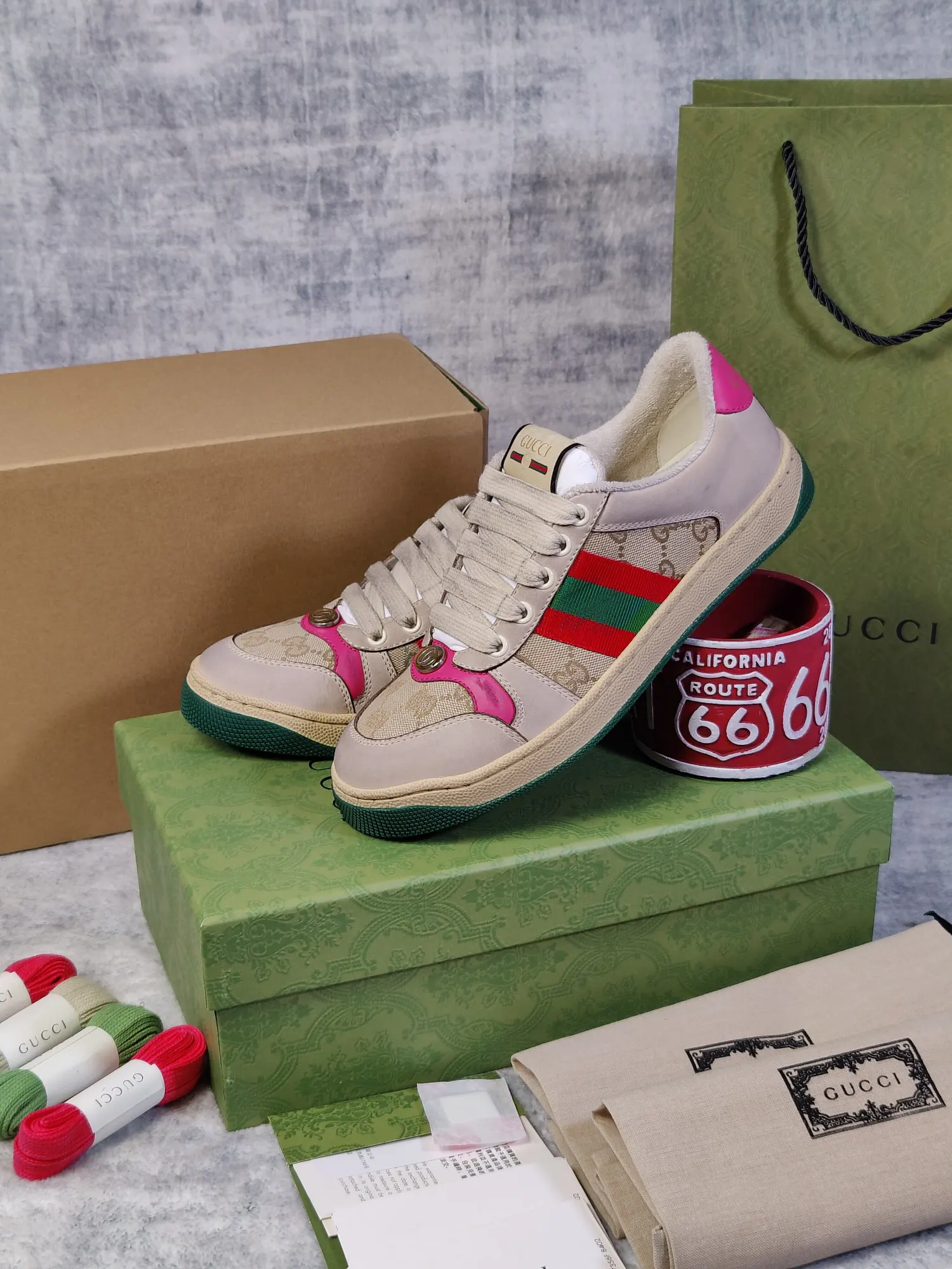 Gucci Logo休闲运动鞋 百搭款