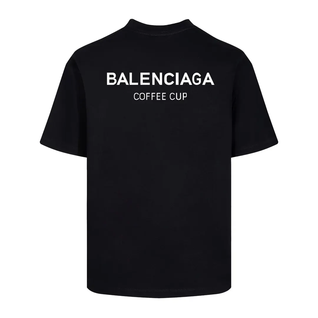Balenciaga 黑色 短袖T恤 宽松休閒(數字2) Balenciaga 黑色 短袖T恤 宽松休閒(數字2)