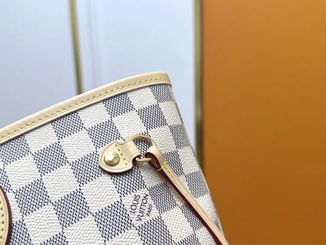 LV Neverfull 老花 帆布 手拿包 精致手拿款