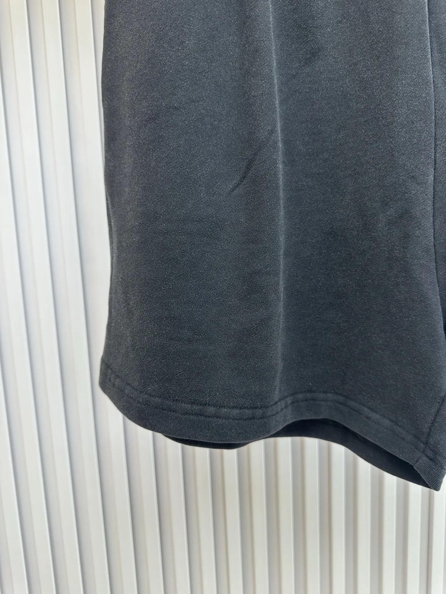 Balenciaga 黑色 纯棉 Logo 短裤 宽松休闲
